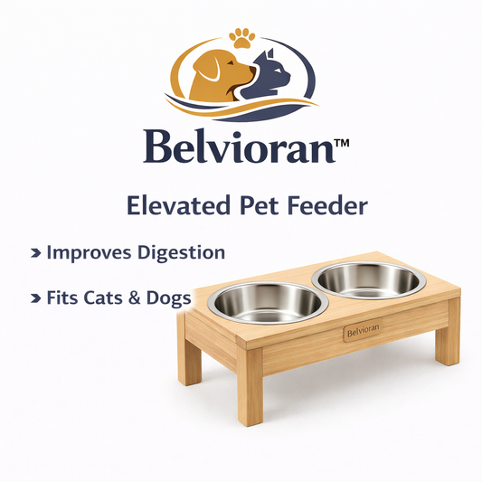 Belvioran™ Premium Elevated Pet Feeder
