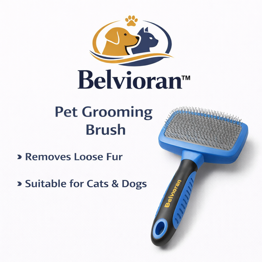 Belvioran™ Deluxe Pet Grooming Brush