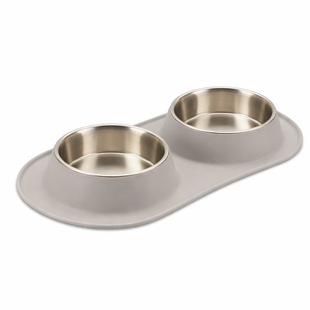 Belvioran™ Dual Stainless Steel Pet Bowls